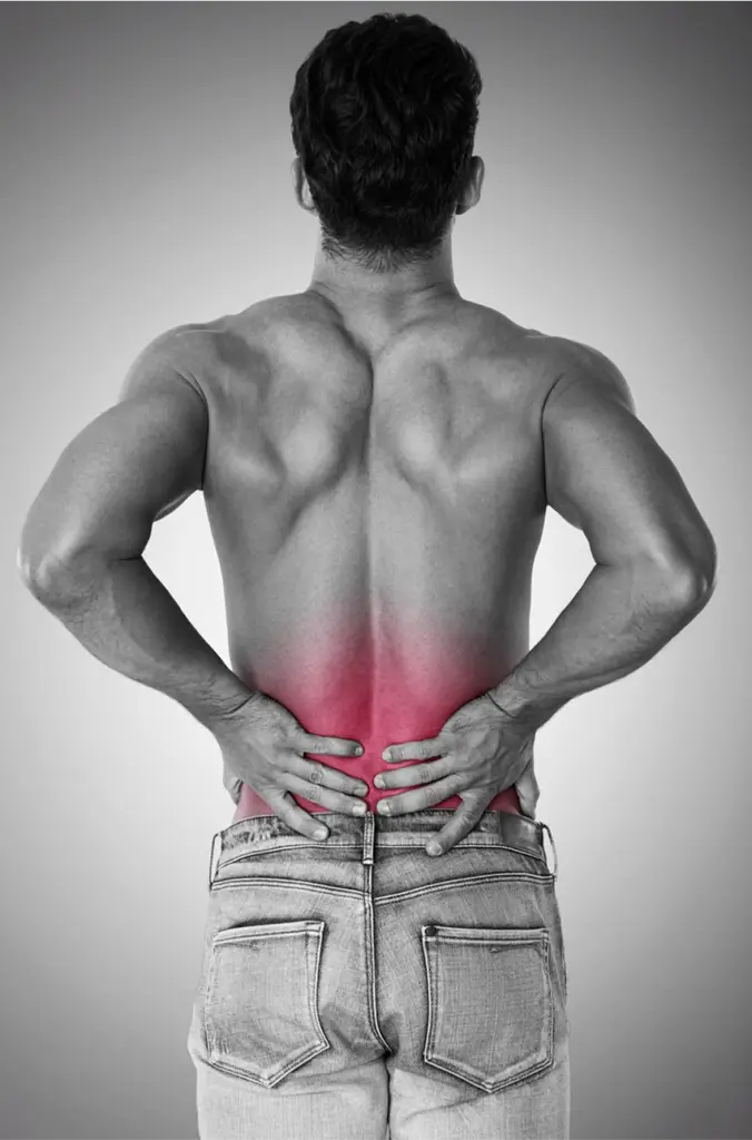 Back Pain Black and White Hurting