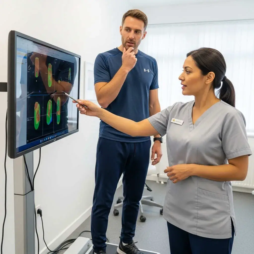 Understanding your foot biomechanics through gait analysis is a crucial step in creating a tailored and effective treatment plan.